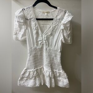 Loveshackfancy White Mini Dress Size Small